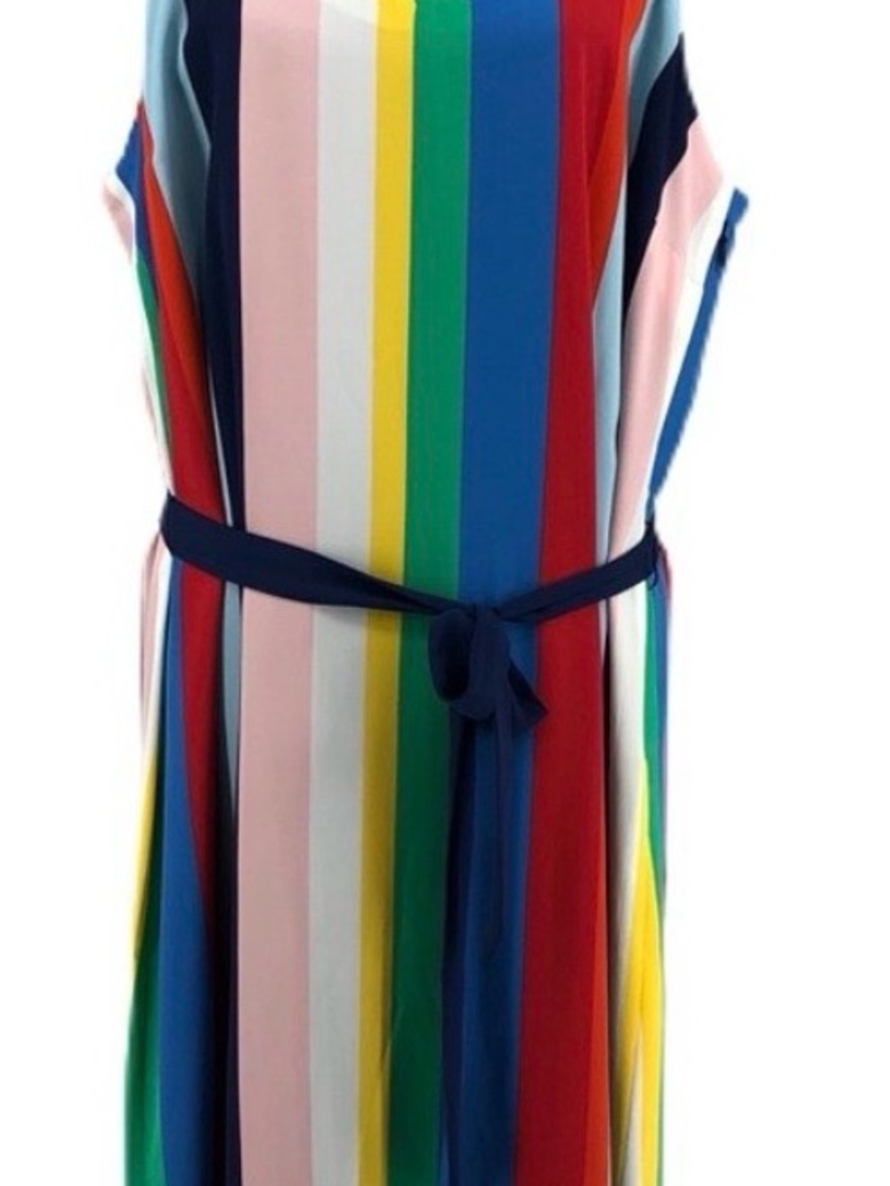 Tommy Hilfiger Rainbow Stripe Midi Dress